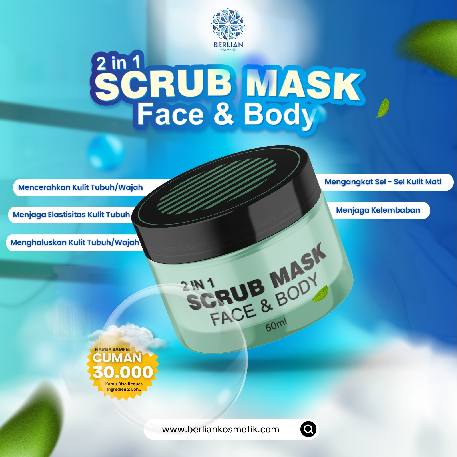Scrub Wajah dan Badan